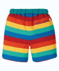 Frugi Red Organic Cotton Rainbow Stripe Jersey Shorts -Our Lil Trends Sales Store unnamed file 699 scaled