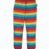 Frugi Blue Organic Cotton Lightweight Rainbow Joggers