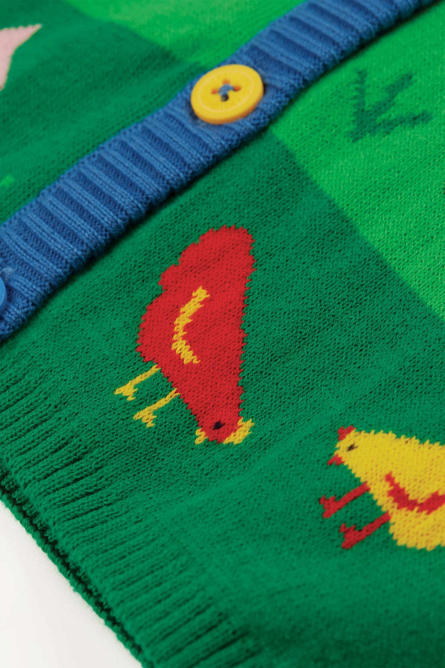 Frugi Natural Organic Cotton Cardigan - Farm Animals 5 Frugi Natural Organic Cotton Cardigan - Farm Animals - Image 3