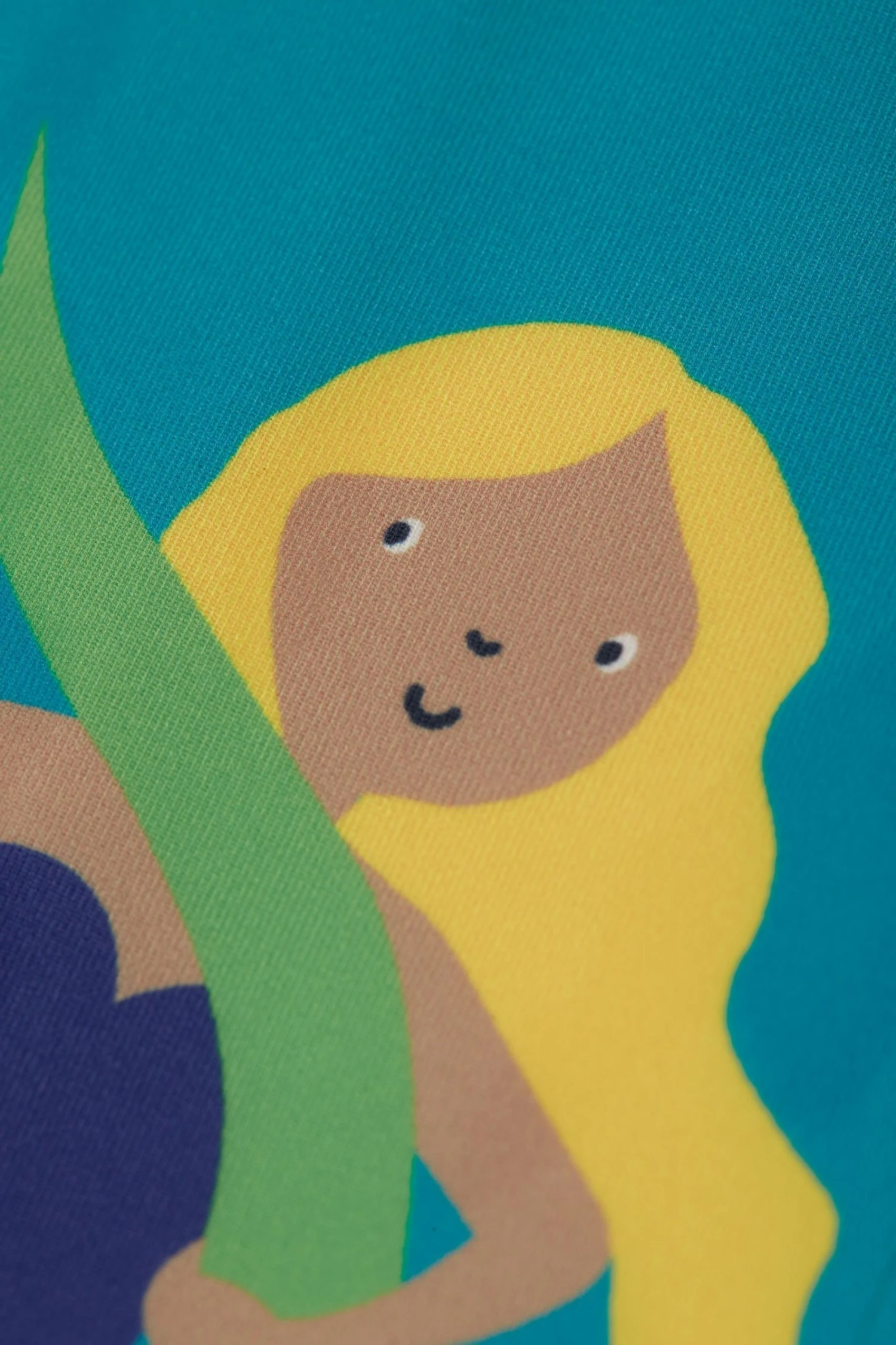 Frugi Blue Rainbow Mermaid UPF 50+ Recycled Little Sun Safe Suit 7 Frugi Blue Rainbow Mermaid UPF 50+ Recycled Little Sun Safe Suit - Image 5