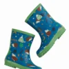Frugi National Trust Blue Hedgehog Wellington Boots