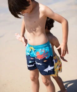 Frugi Blue Sea Shark UPF 50+ Recycled Board Shorts 8 Frugi Blue Sea Shark UPF 50+ Recycled Board Shorts -Our Lil Trends Sales Store unnamed file 756 scaled