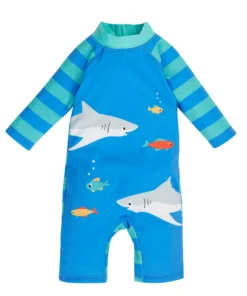 Frugi Blue Shark UPF 50+ Recycled Little Sunsafe Suit -Our Lil Trends Sales Store unnamed file 763 scaled