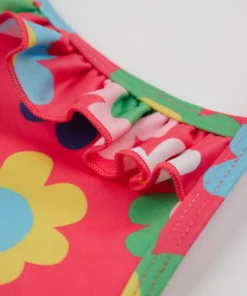 Frugi Pink Flower Power UPF 50+ Recycled Halterneck Tankini -Our Lil Trends Sales Store unnamed file 775 scaled
