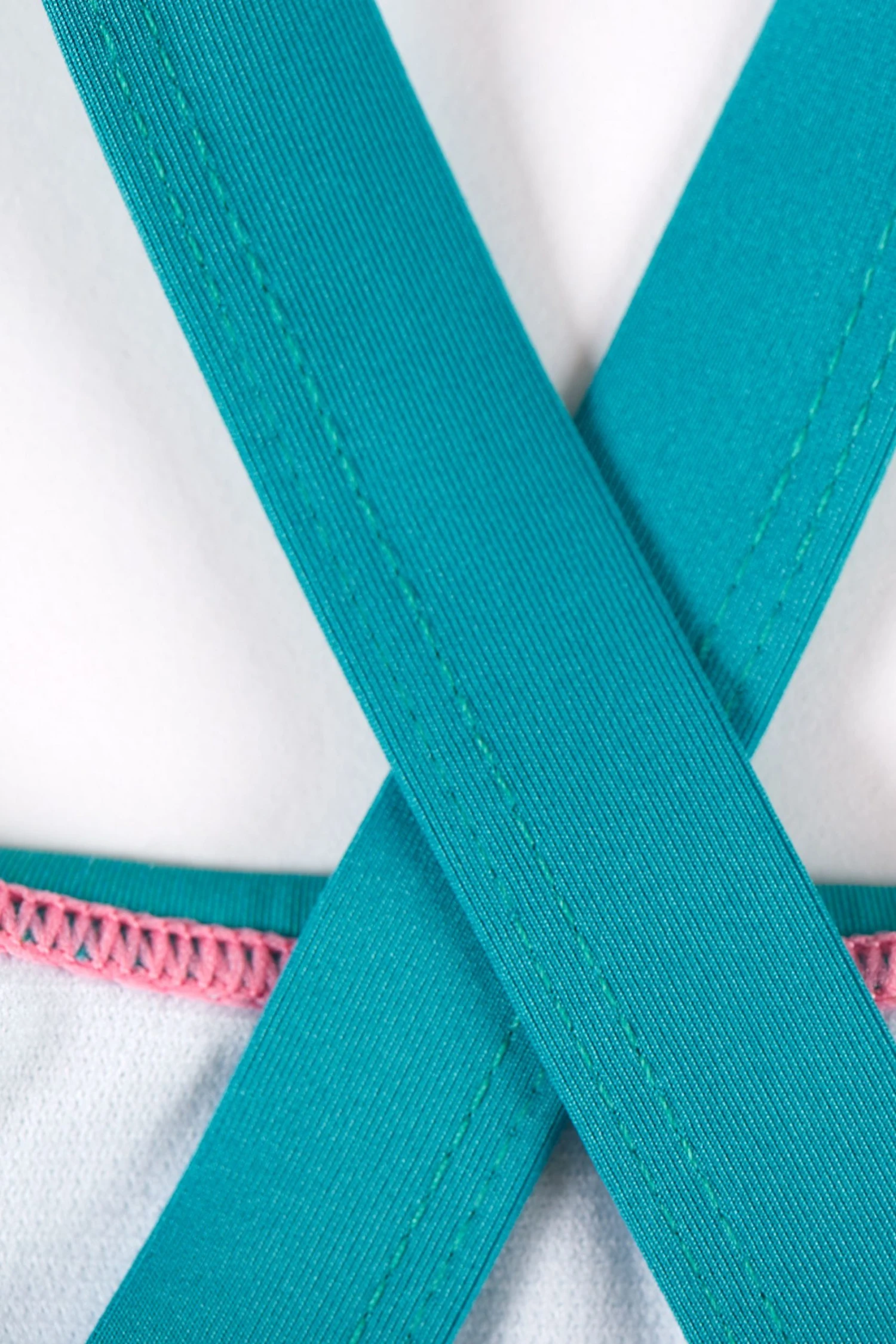 Frugi Natural Rainbow Stripe UPF 50+ Recycled Reef Tankini 7 Frugi Natural Rainbow Stripe UPF 50+ Recycled Reef Tankini - Image 5