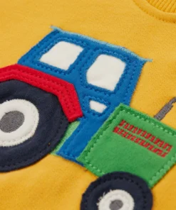 Frugi Organic Yellow Tractor Sweatshirt -Our Lil Trends Sales Store unnamed file 811 scaled
