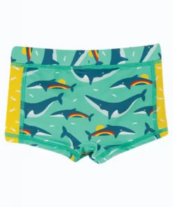 Frugi UPF 50+ Blue Rainbow Whales Kids Trunks -Our Lil Trends Sales Store unnamed file 819 scaled