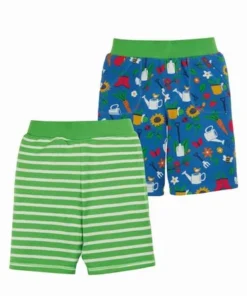 Frugi Green Organic The National Trust Garden Reversible Shorts -Our Lil Trends Sales Store unnamed file 827